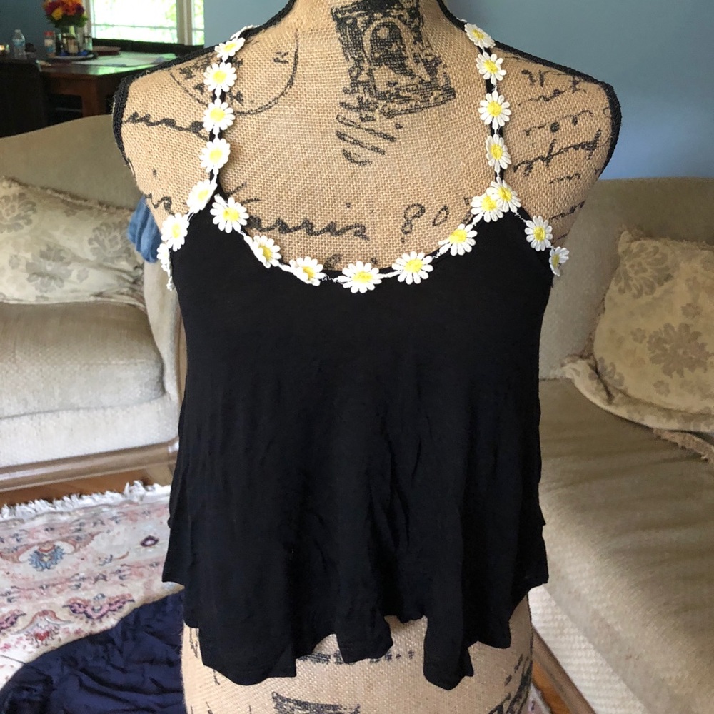 LF Daisy crop tank top